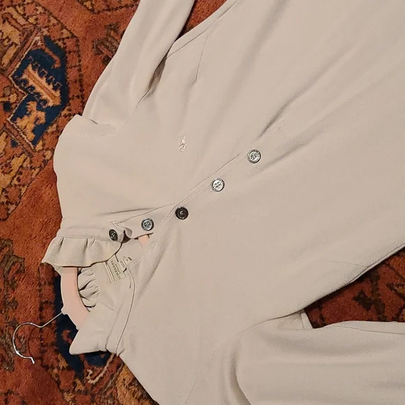 Burberry dress, ladies small, tan, knit - Picture 5 of 7